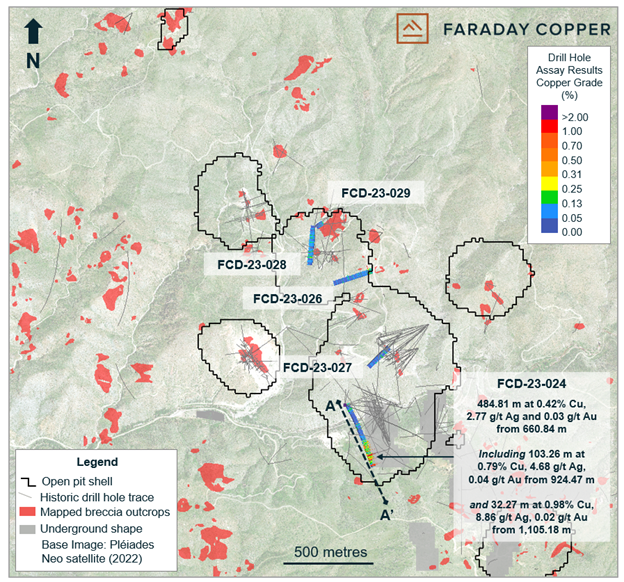 Faraday Copper Corp., Wednesday, May 31, 2023, Press release picture